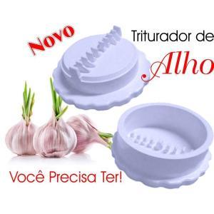 Triturador de alho plástico